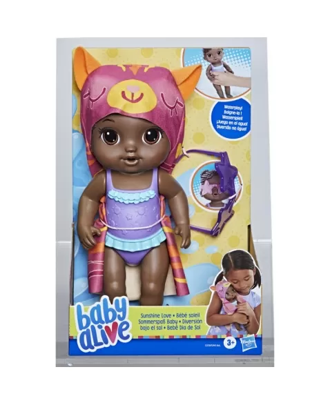 BABY ALIVE DIA DE SOL NEGRA F2570