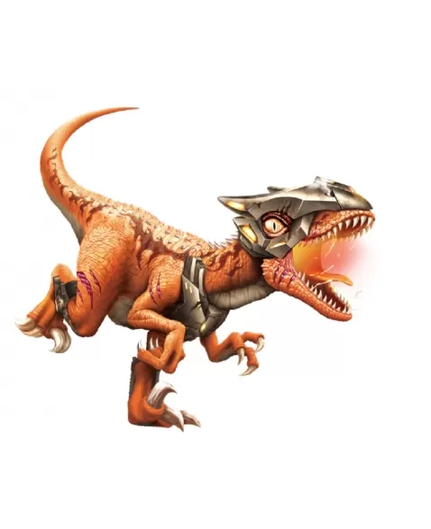 ROBO ALIVE DINO WARS RAPTOR COM SOM, MOVIMENTOS E LANÇADOR