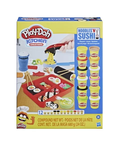 PLAY DOH PLAYSET MACARRÃO E SUSHI F1709