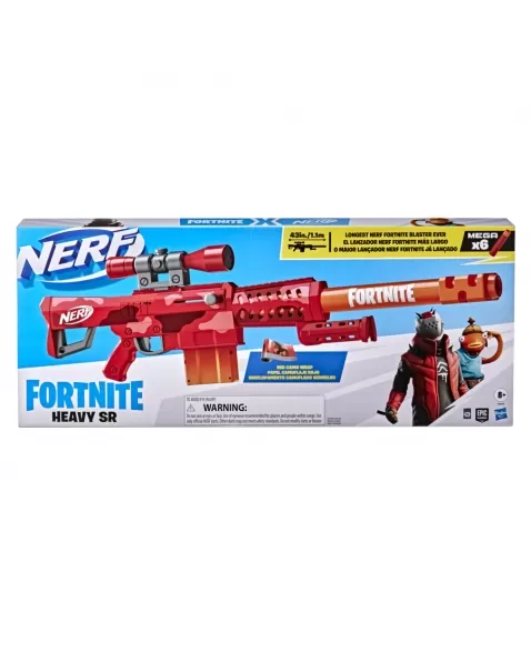 NERF FORTNITE HEAVY SR BLASTED F0929