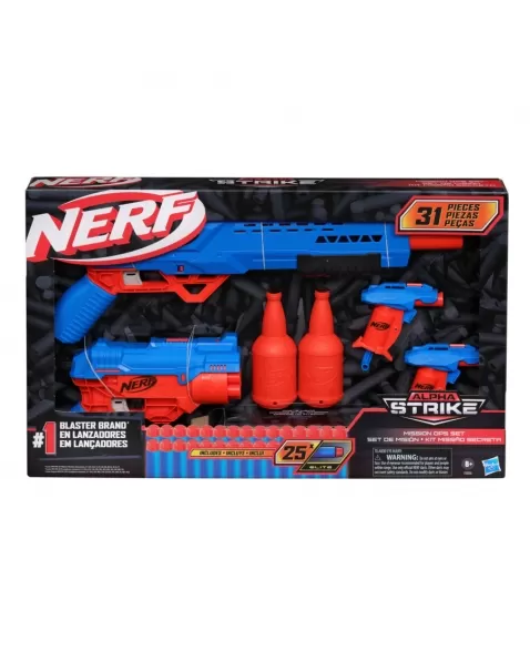 NERF ALPHA STRIKE KIT MISSÃO SECRETA F2556