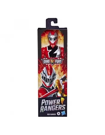 POWER RANGERS FIGURA DINO FURY RANGER VERMELHO F2961