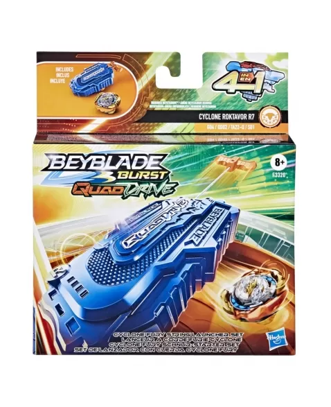 BEYBLADE BURST QUADDRIVE FÚRIA CICLONE KIT COM LANÇADOR F3320