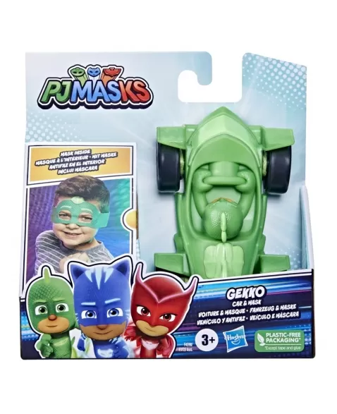 PJ MASKS GEKKO CAR AND MASK SET F4598