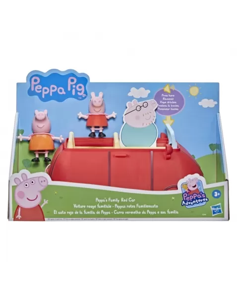 PEPPA FAMILY RED CAR F2184