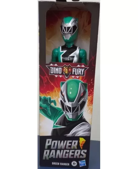 POWER RANGERS FIGURA DINO FURY RANGER VERDE F2964