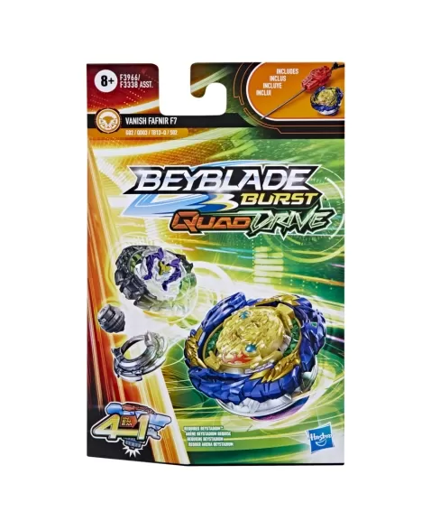 BEYBLADE BURST QUADDRIVE PIÃO E LANÇADOR VANISH FAFNIR F3966