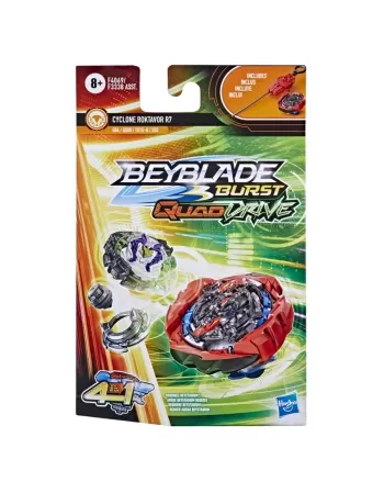 BEYBLADE BURST QUADDRIVE PIÃO E LANÇADOR CYCLONE ROKTAVOR F4069